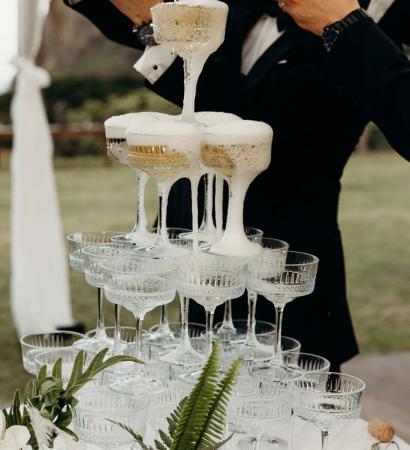 Champagne tower _ Image by Keani Bakula Champagne tower _ Image by Keani Bakula